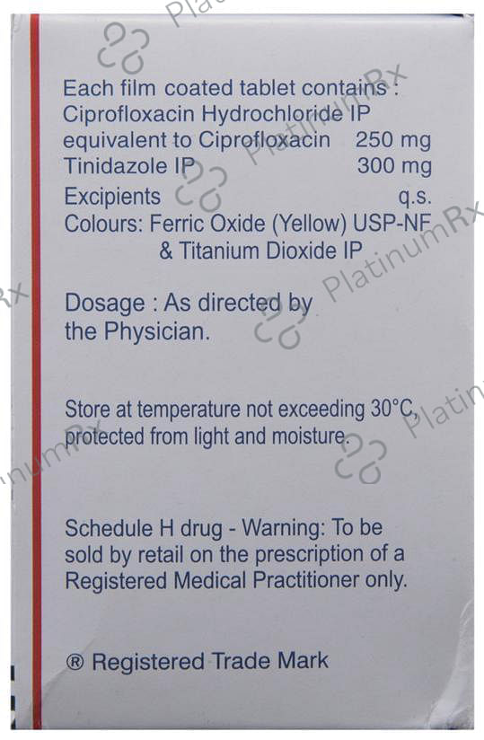 Cifran C TH 250/300mg Tablet 10s