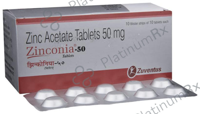 Zinconia 50mg Tablet 10s
