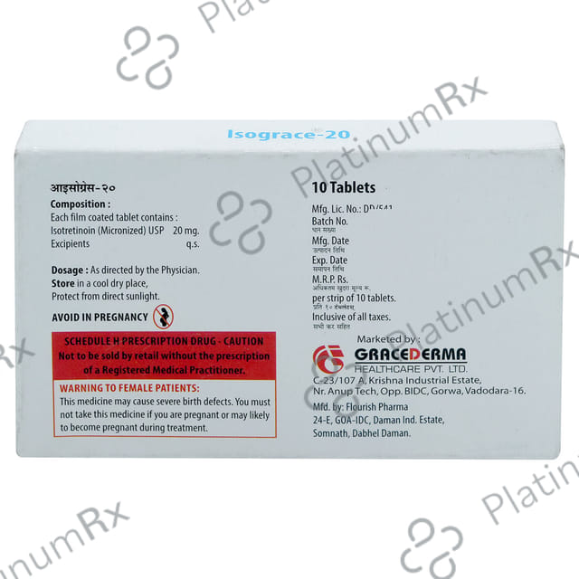 Isograce 20mg Capsule