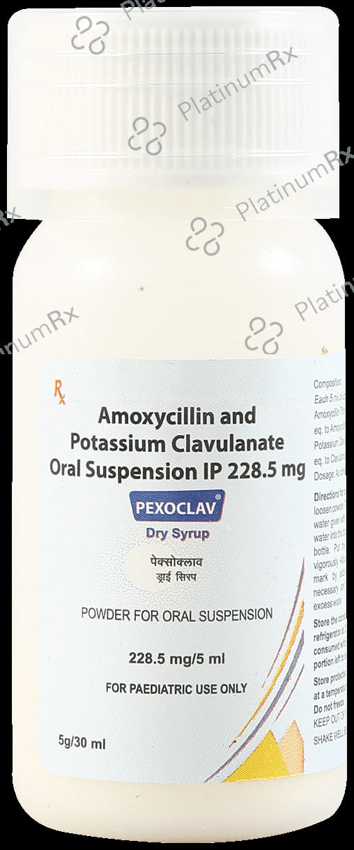 Pexoclav 200 mg/28.5 mg Dry Syrup