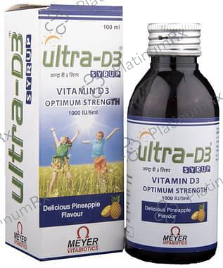 Ultra D3 1000IU Delicious Pineapple Syrup 100ml