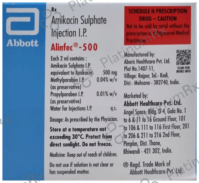 Alinfec 500mg Injection 2ml