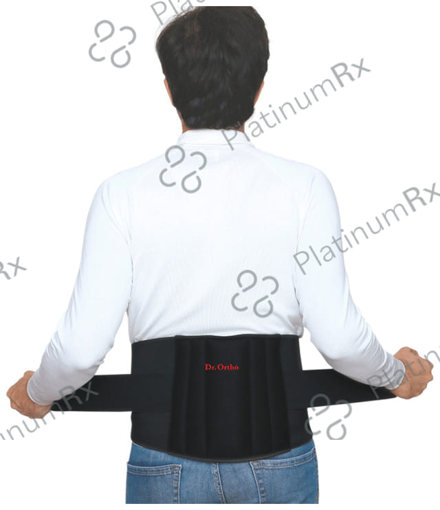 Dr Ortho Lumbo Sacral Support Belt XL Black