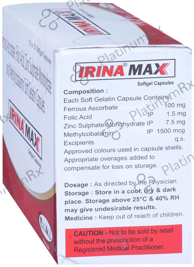 Irina Max Soft Gelatin Capsule 10s
