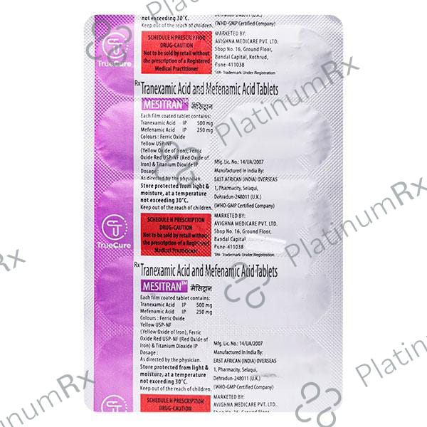 Mesitran 250/500mg Tablet 10s