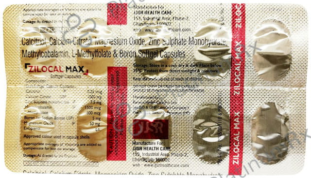 Zilocal Max Softgel Capsule 10s