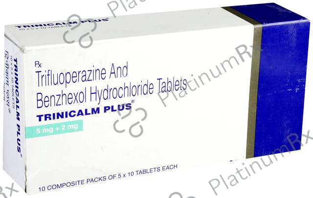 Trinicalm Plus 5/2mg Tablet 10s