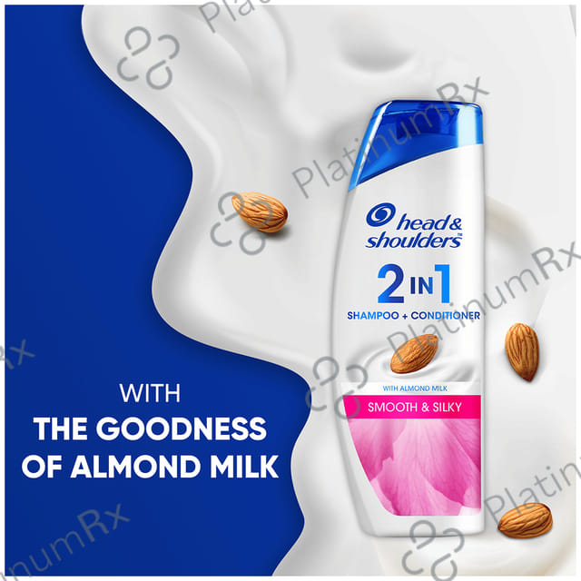 Head & Shoulders Smooth & Silky 2 in 1 Anti-Dandruff Shampoo+Conditioner 180 ml