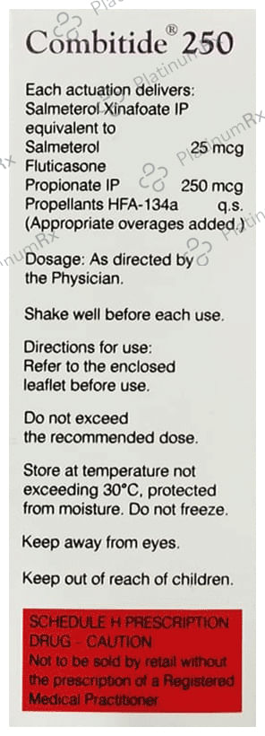Combitide 250/25mcg CFC Free Inhaler 120MDI