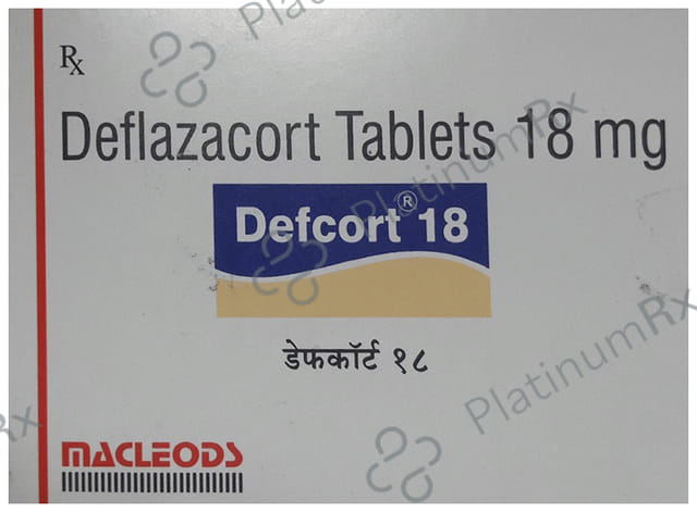 Defcort 18mg Tablet 6s