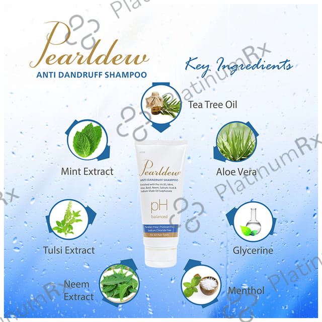 Pearldew Anti Dandruff Shampoo (100ml Each) 2 Tubes
