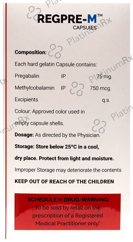Regpre M 75mg/750mcg Capsule 10s