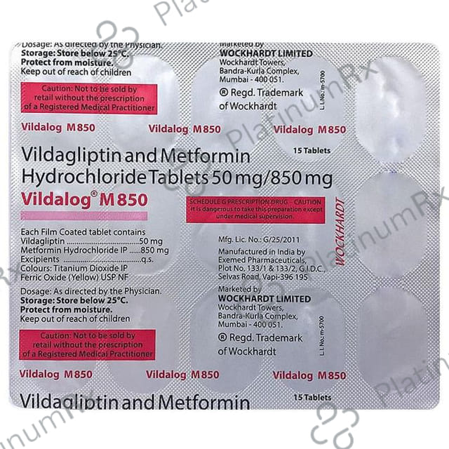 Vildalog M 850 Tablet