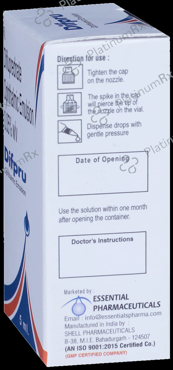 Difpru Ophthalmic Emulsion