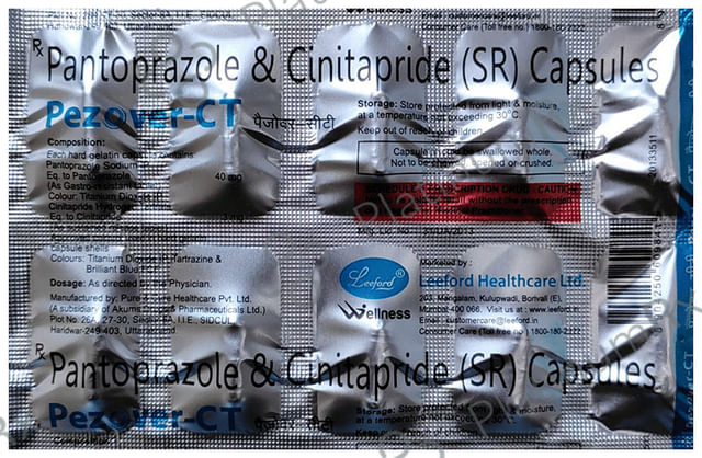 Pezover CT 3/40mg Capsule 10s