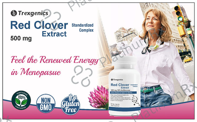 Trexgenics Red Clover Extract 500mg Veg. Capsules