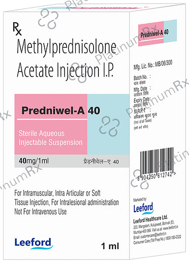Predniwel A 40mg Injection 1ml