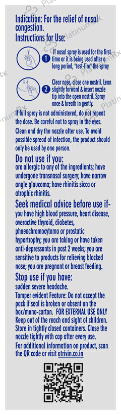 Otrivin Advance 0.05% Nasal Spray 10gm