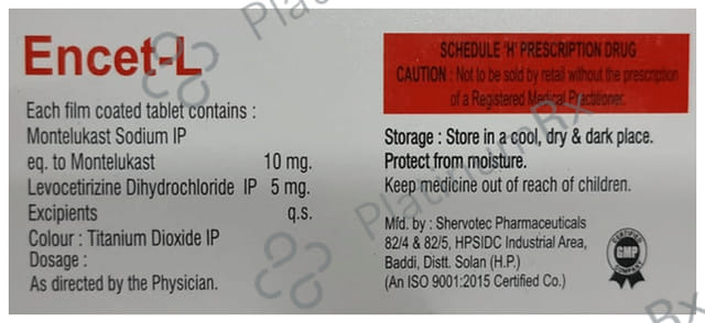 Encet-L Tablet 10 tablets Tablet Opstean Healthcare Pvt. Ltd.
