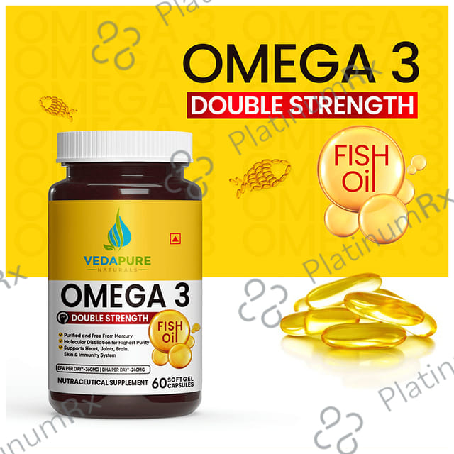 Vedapure Omega 3 Fish Oil Softgel Capsule 60s