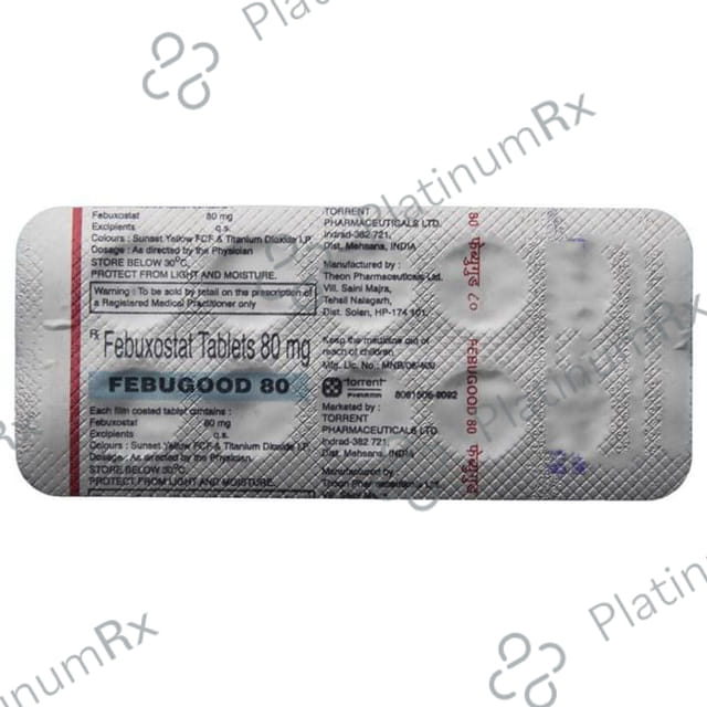Febugood 80mg Tablet 10s