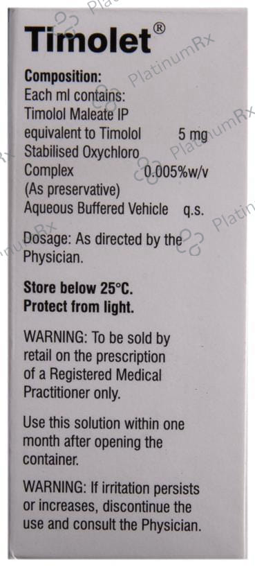 Timolet 0.5% Eye Drop 5ml
