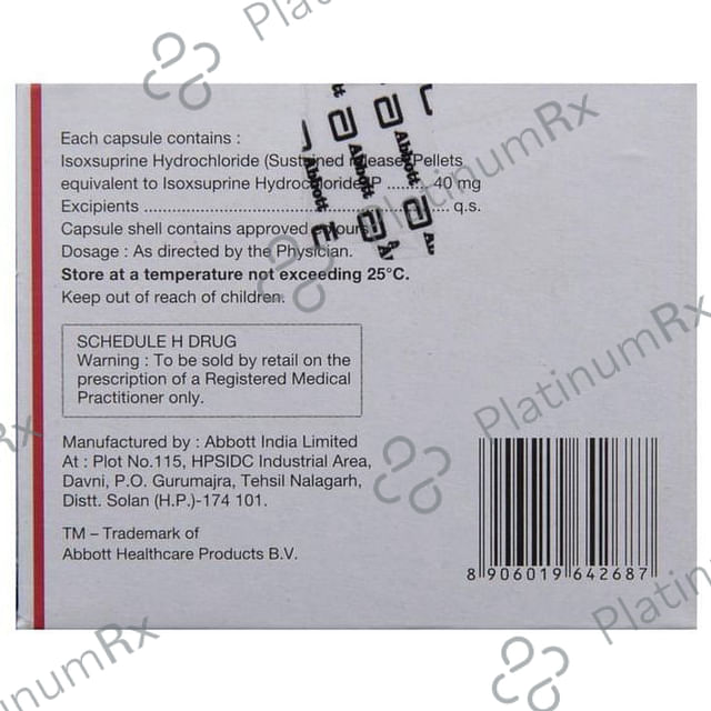 Duvadilan Retard Capsule SR