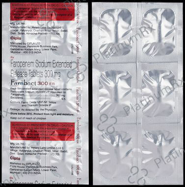 Farobact 300mg Tablet ER 6s