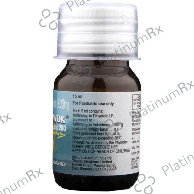 Aziwok 200mg Liquid Mango 15ml