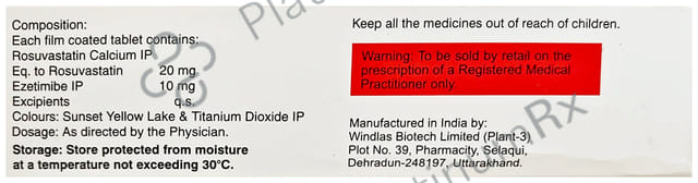 Rosuwise EZ 20mg Tablet 10s