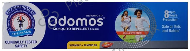 Dabur Odomos Advanced Mosquito Repellent Cream Vitamin E+Almond Oil
