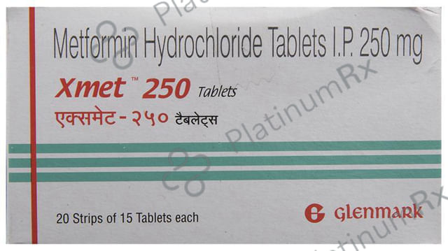 Xmet 250mg Tablet 15s