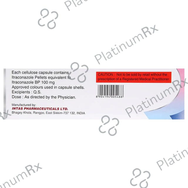 Itaspor 100mg Capsule 10s