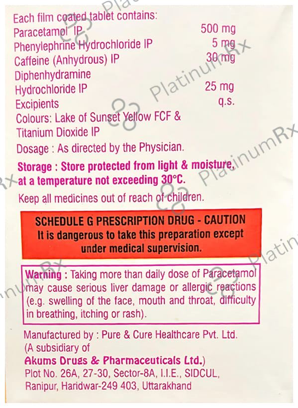 Metapect Cold Tablet 10s
