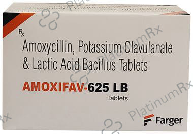 Amoxifav LB 125/500mg Tablet 10s