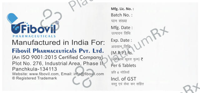 Zithrovil 250mg Tablet 6s