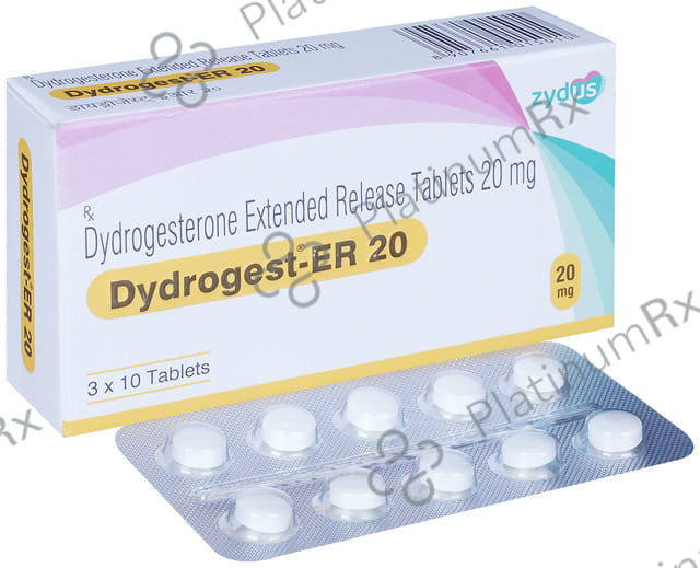 Dydrogest ER 20mg Tablet 10s