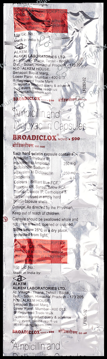 Broadiclox Novo 500 mg Capsule