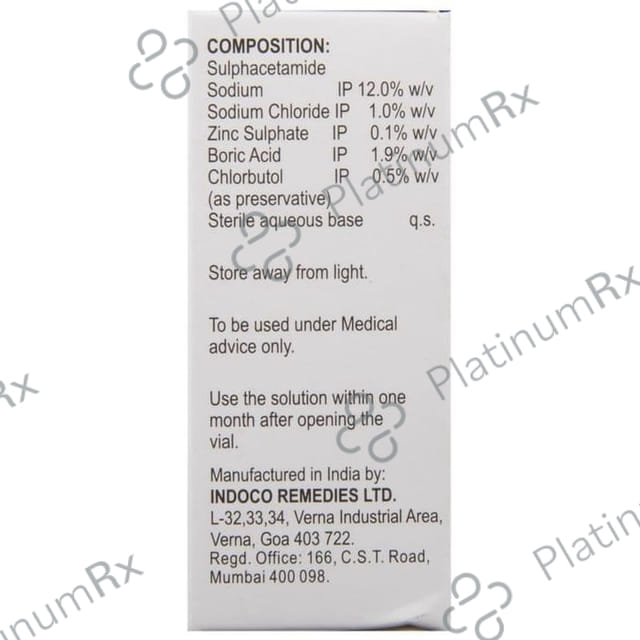 Zincoren Eye/Ear Drop 10ml