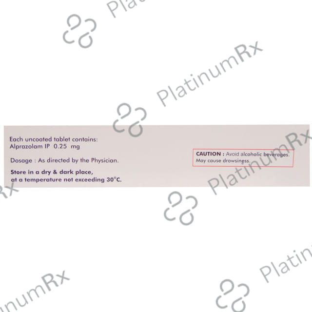Anxit 0.25mg Tablet 15s