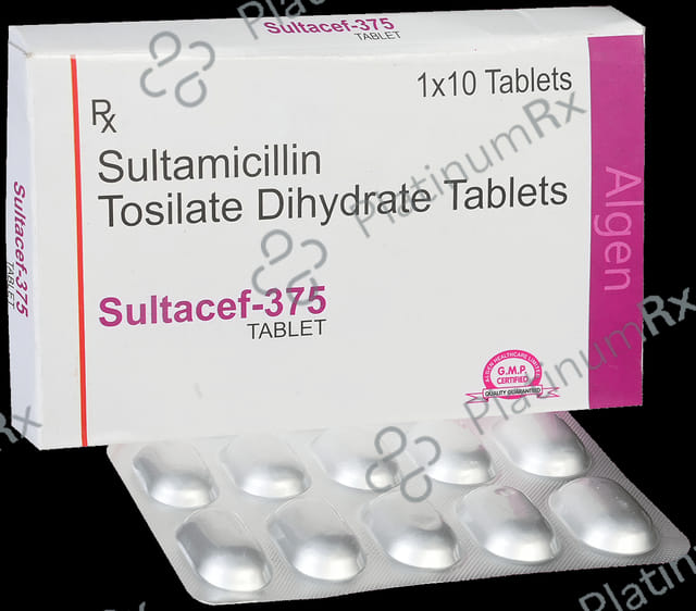 Sultacef 375mg Tablet 10s
