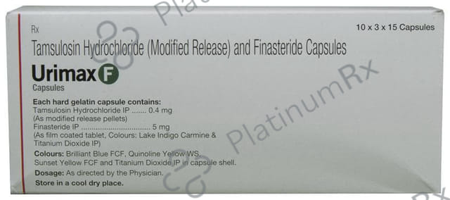 Urimax F 0.4/5mg Capsule MR 15s