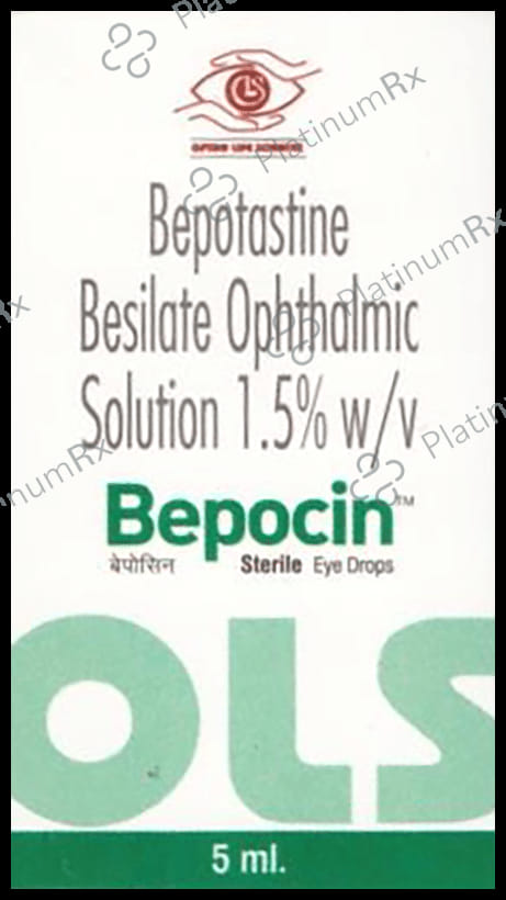 Bepocin 1.5% Sterile Eye Drops 5ml