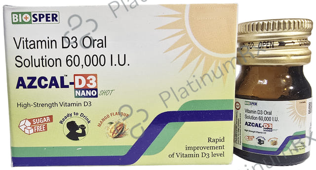 Azcal D3 60000IU Oral Solution 4X5ml