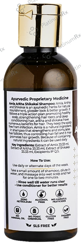 Harrit Health Care Amla Aritha & Shikakai Shampoo