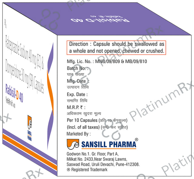 Rabisil-D 40 Capsule SR