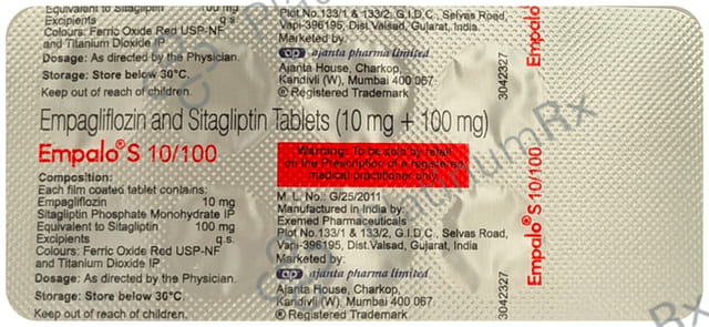 Empalo S 10/100mg Tablet 10s