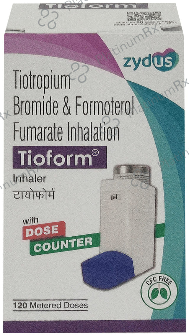 Tioform 6/9mcg Inhaler 120MDI