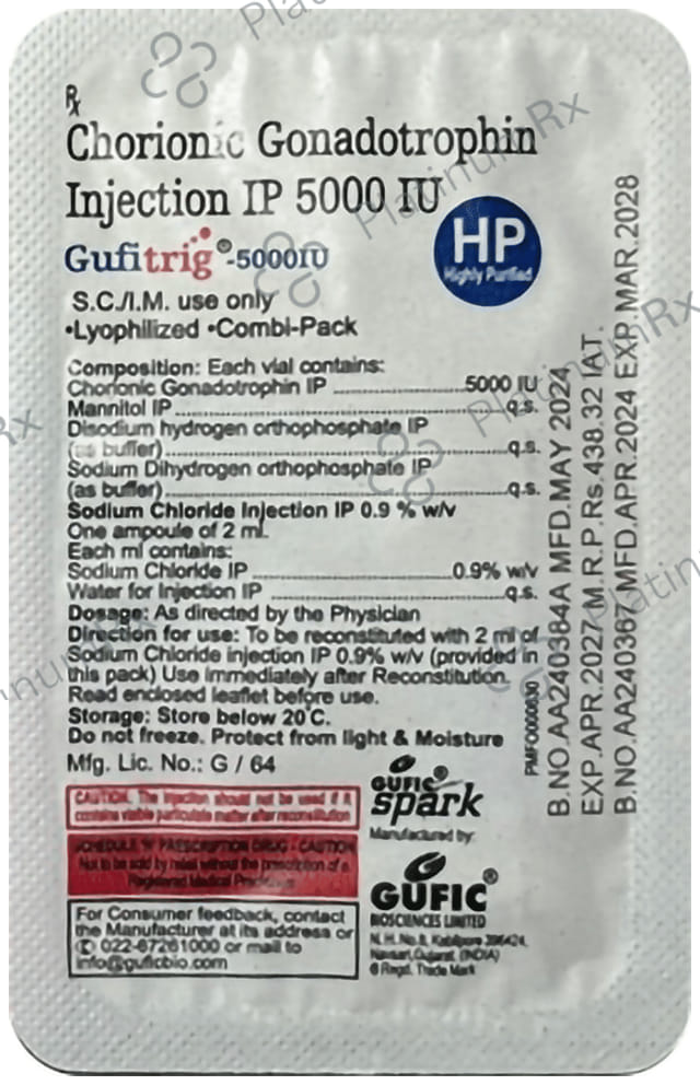 Gufitrig 5000IU Injection