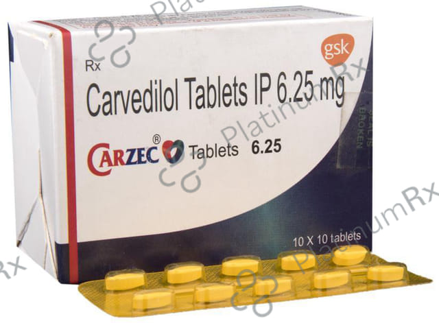 Carzec 6.25mg Tablet 10s